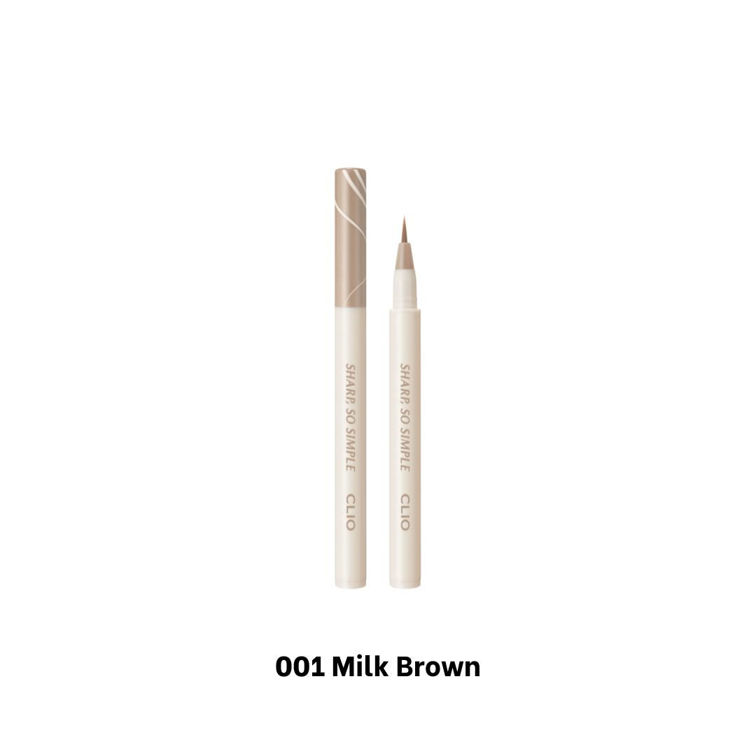 Clio Sharp So Simple Shade Brush Liner (3 Colours) - Glowii Beauty