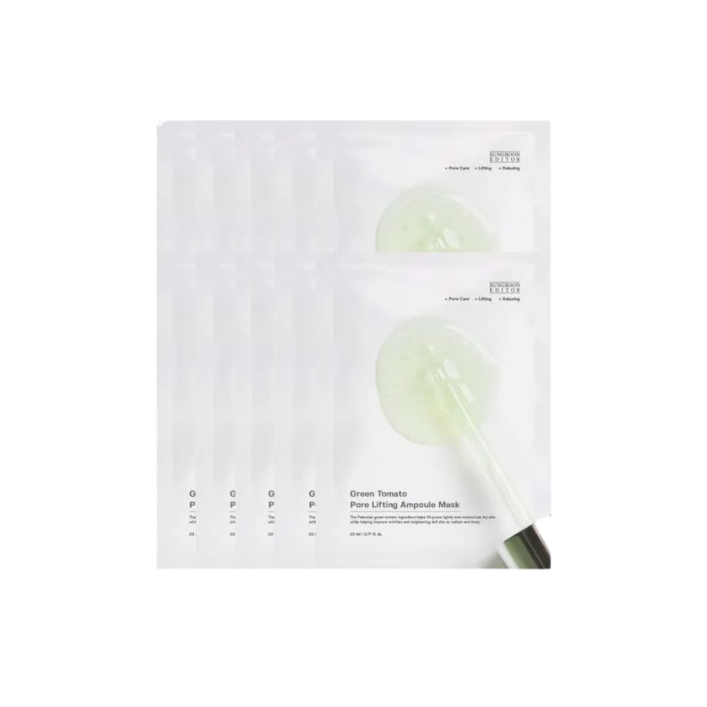 Green Tomato Pore Lifting Ampoule Mask 10Pieces