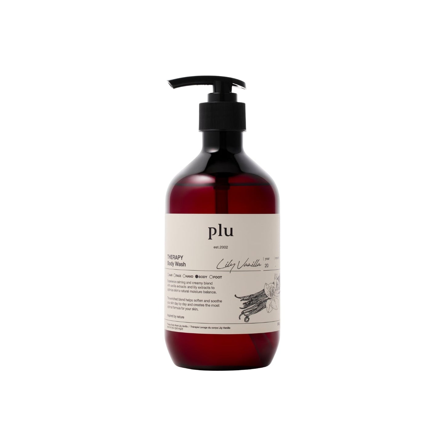 Therapy Body Wash Lily Vanilla 500g