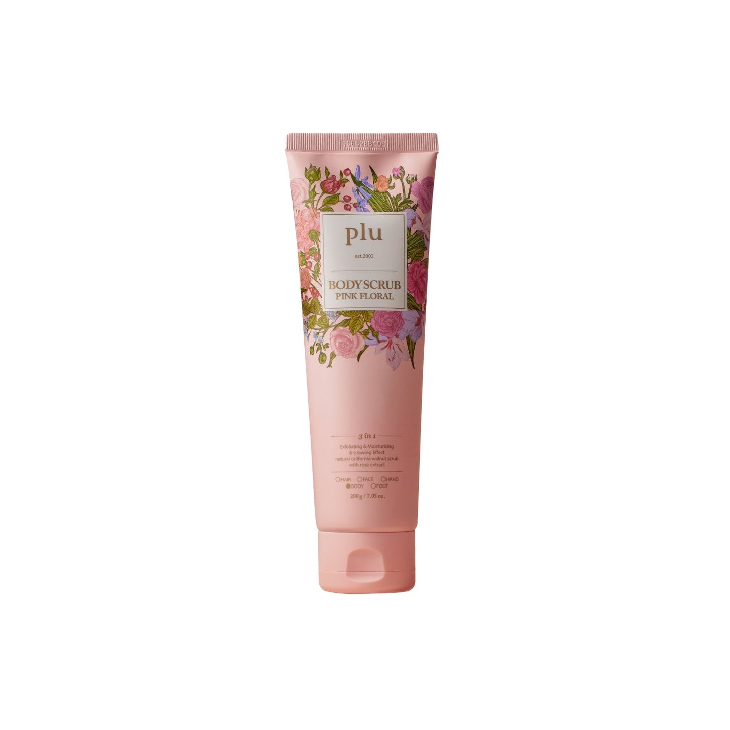 Body Scrub Pink Floral 200g