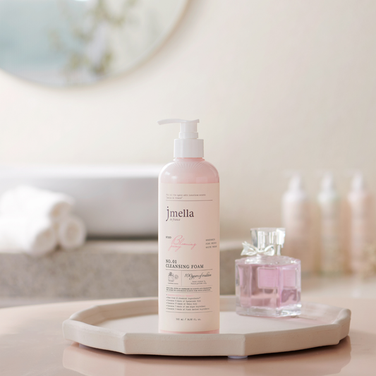 Jmella Blooming Peony Cleansing Foam 500ml - Shop K-Beauty in Australia