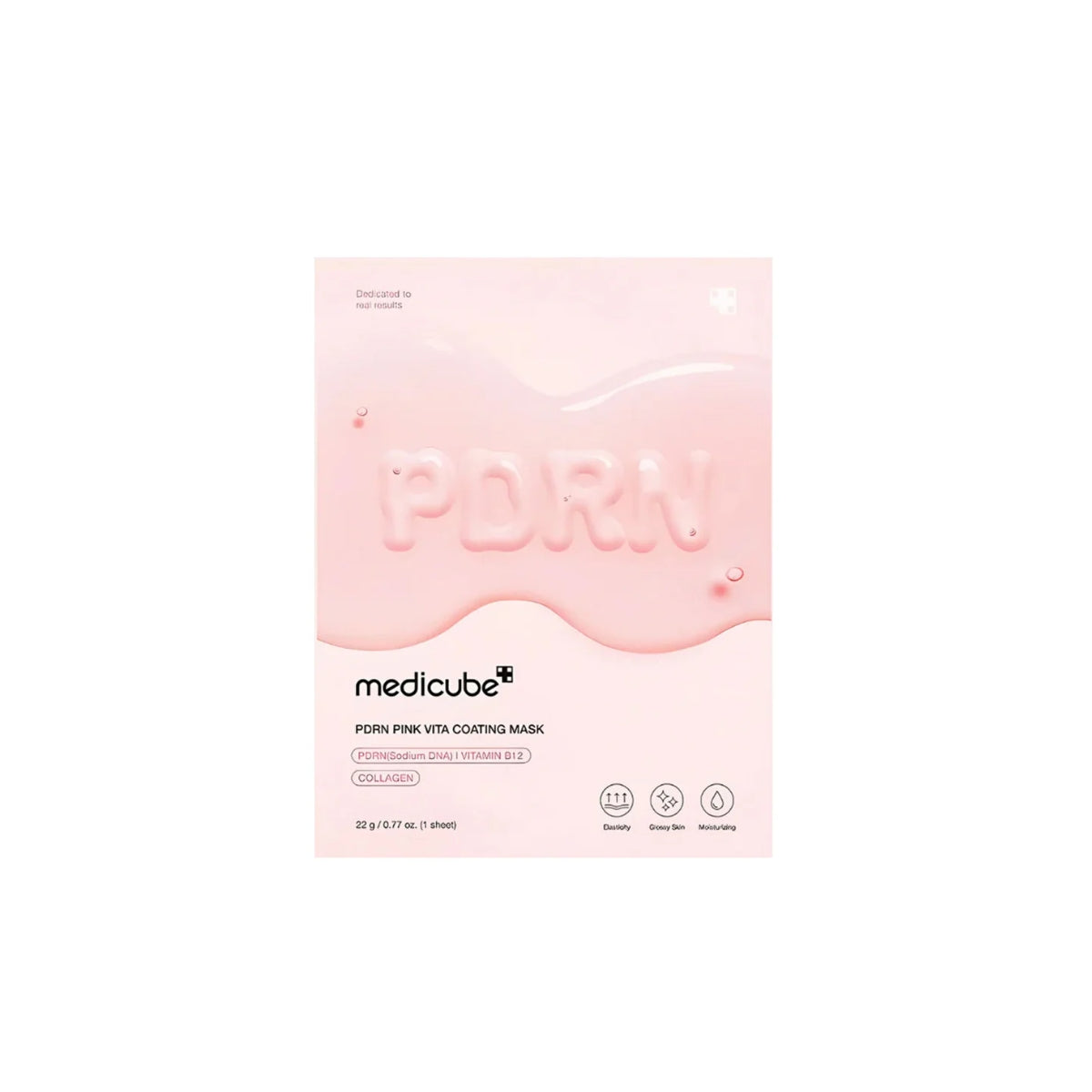 MEDICUBE PDRN Pink Vita Coating Mask 1Pc - Shop at Glowii Beauty