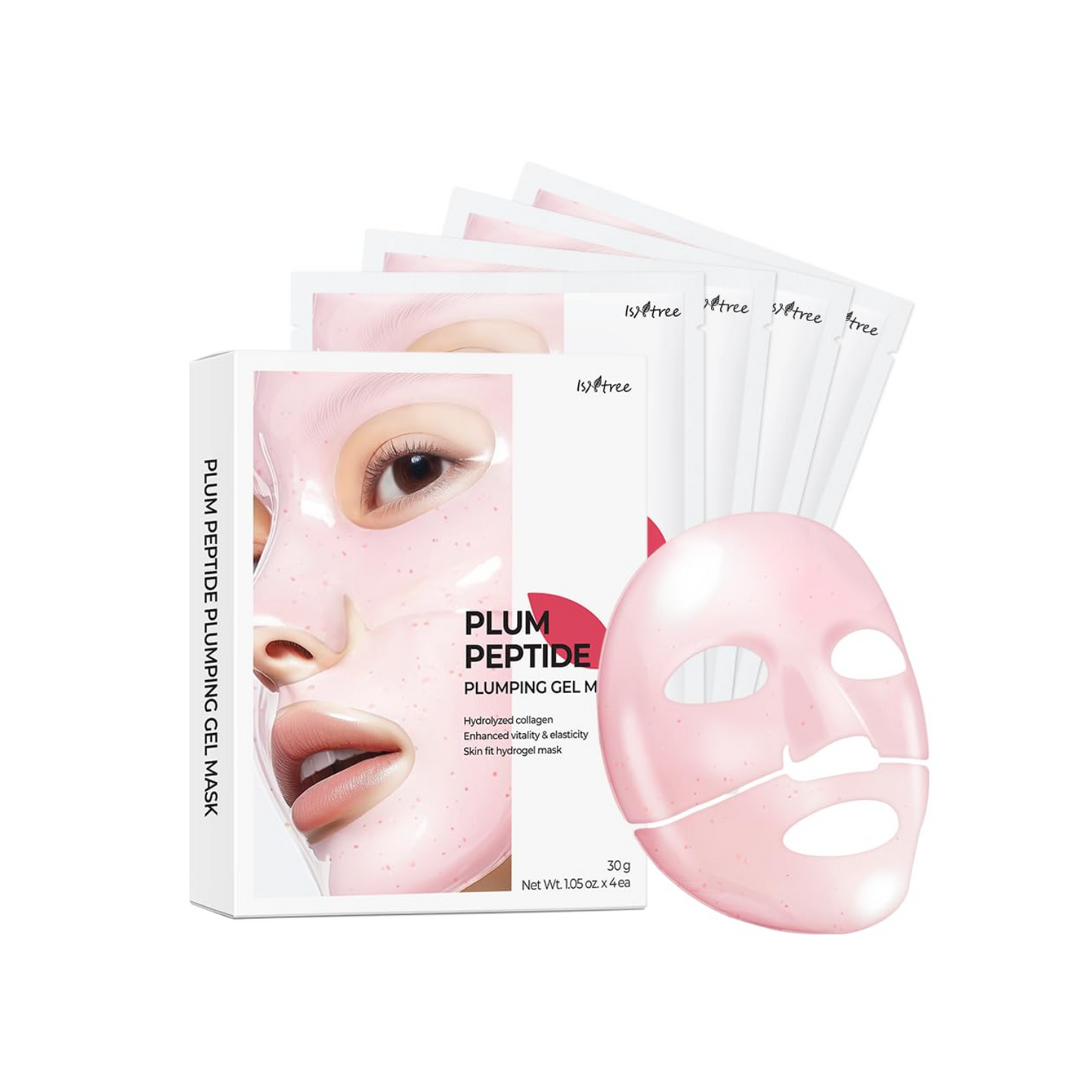 Plum Peptide Plumping Gel Mask 35g 4pcs