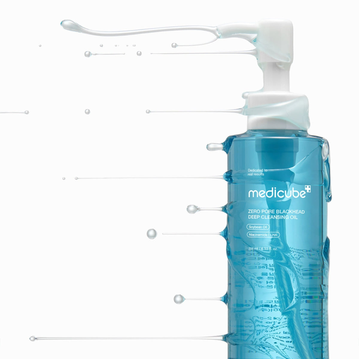 MEDICUBE Zero Pore Blackhead Deep Cleansing Oil 205Ml - Shop at Glowii Beauty
