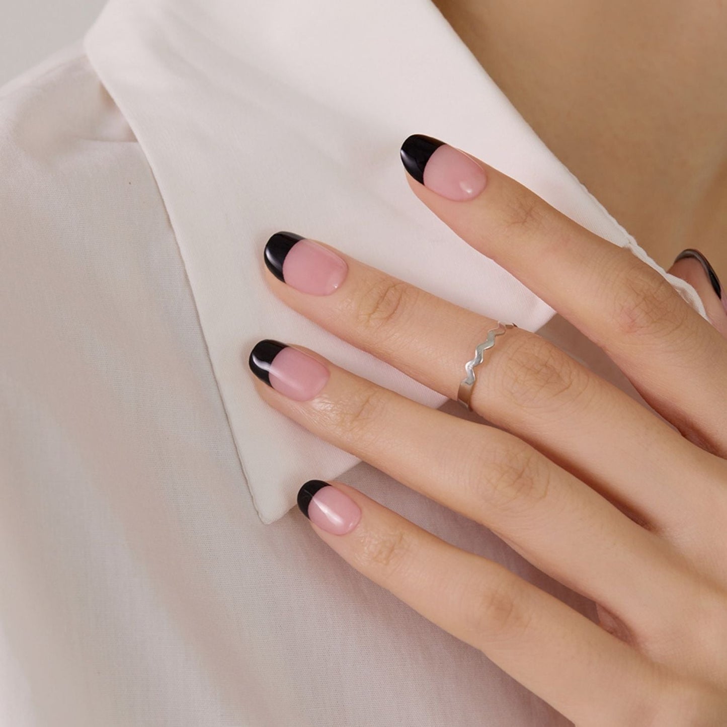 Semi-Cured Gel Nail - N Chic French