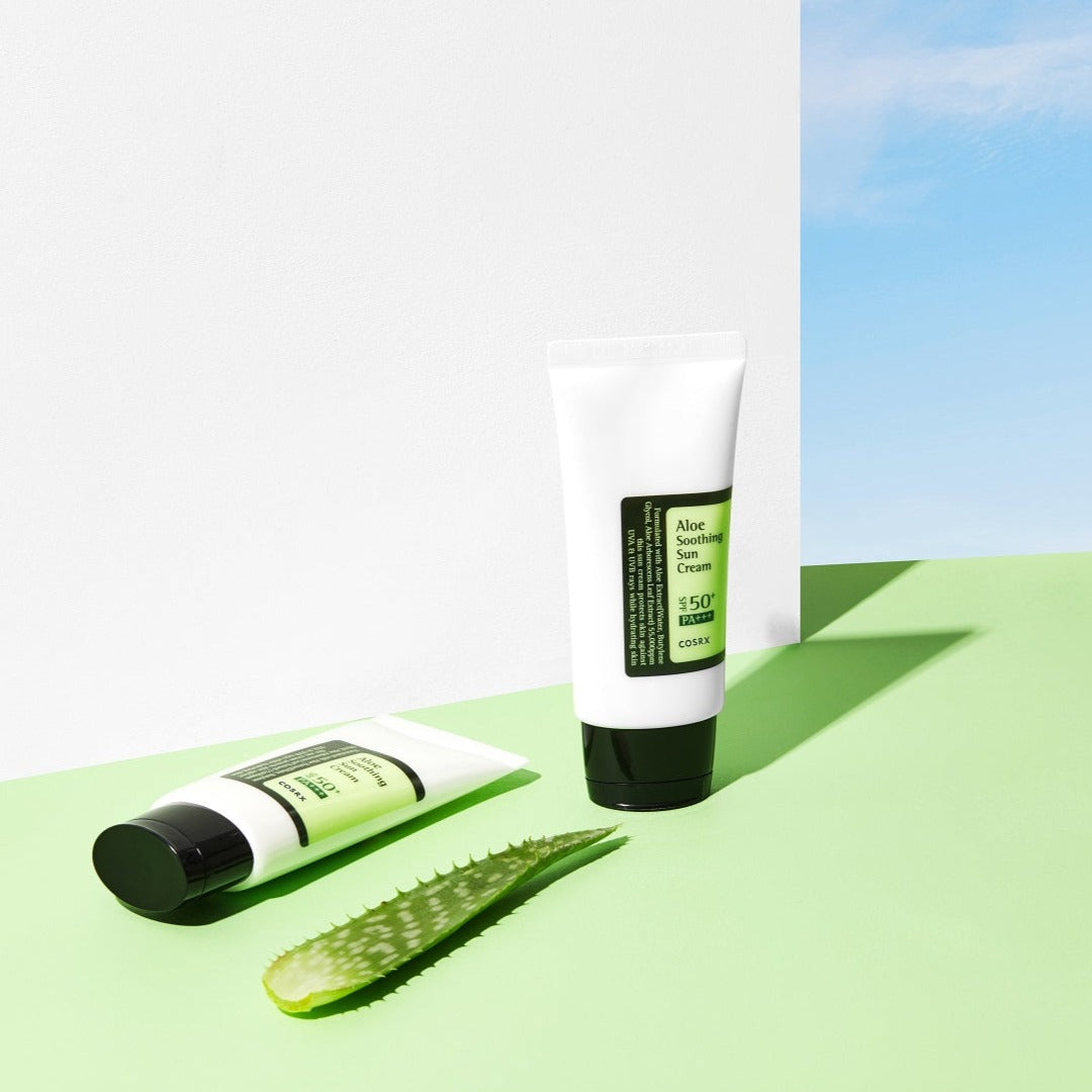 COSRXAloe Soothing Sun Cream SPF50+ PA+++ 50ml - Glowii Beauty