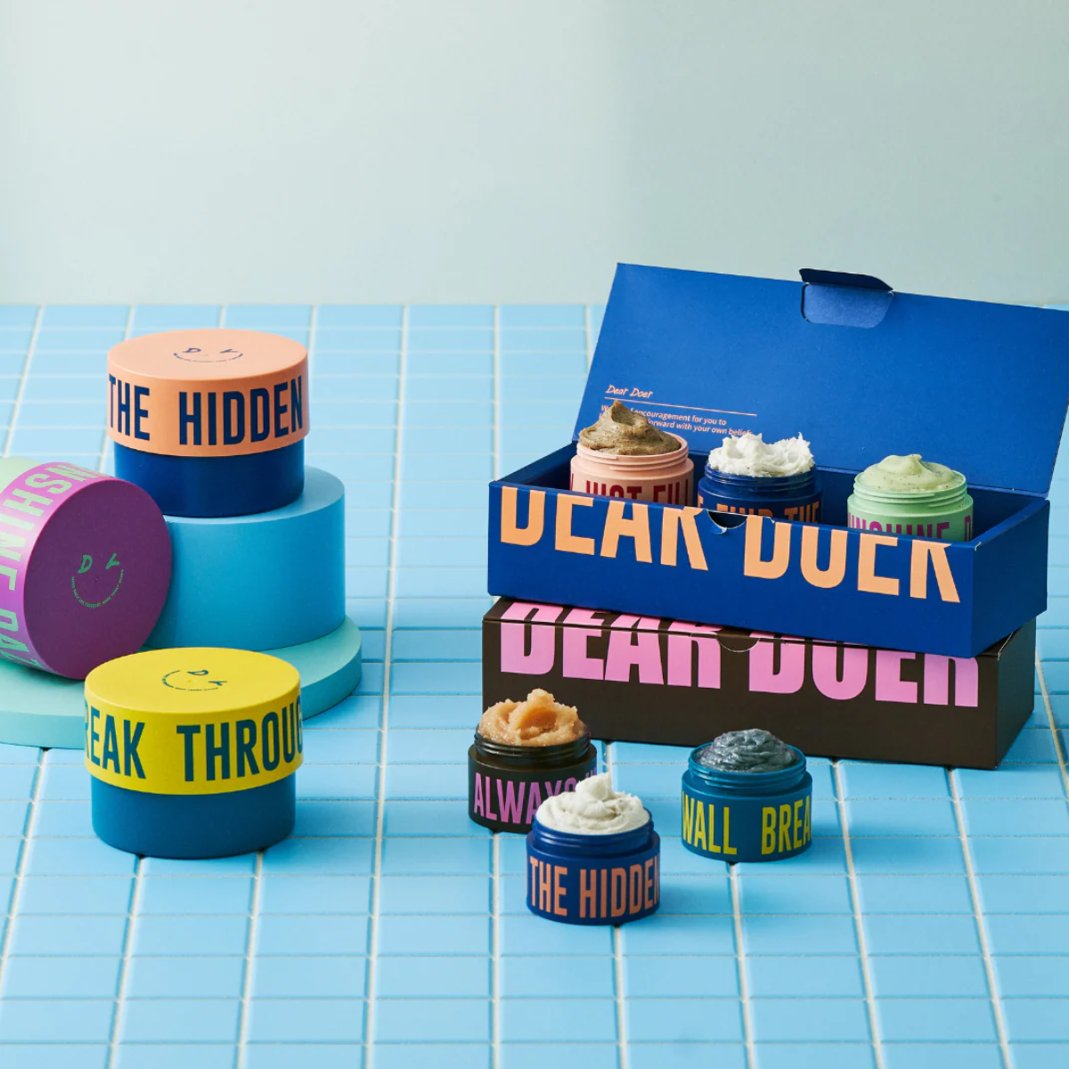 Dear Doer 3 Main Body Scrub Set Mini Size 37ml - Shop now at Glowii Beauty