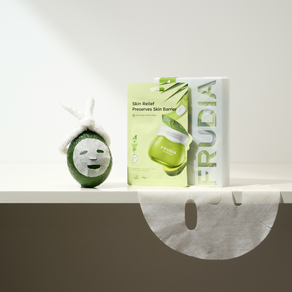 Frudia Avocado Relief Cream Mask 20ml (10pcs) - Glowii Beauty