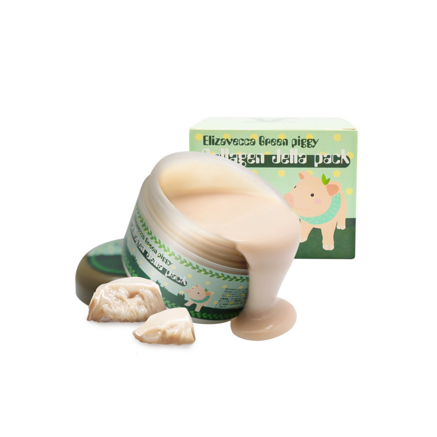ELIZAVECCA Green Piggy Collagen Jella Pack 100g - Glowii Beauty