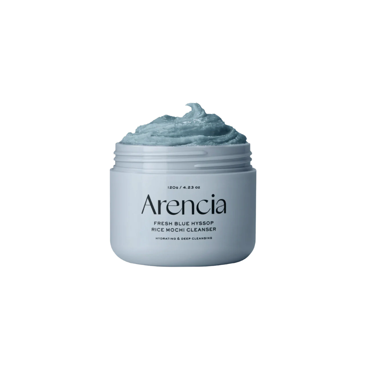 Arencia Fresh Blue Hyssop Rice Mochi Cleanser 120g - Shop now at Glowii Beauty