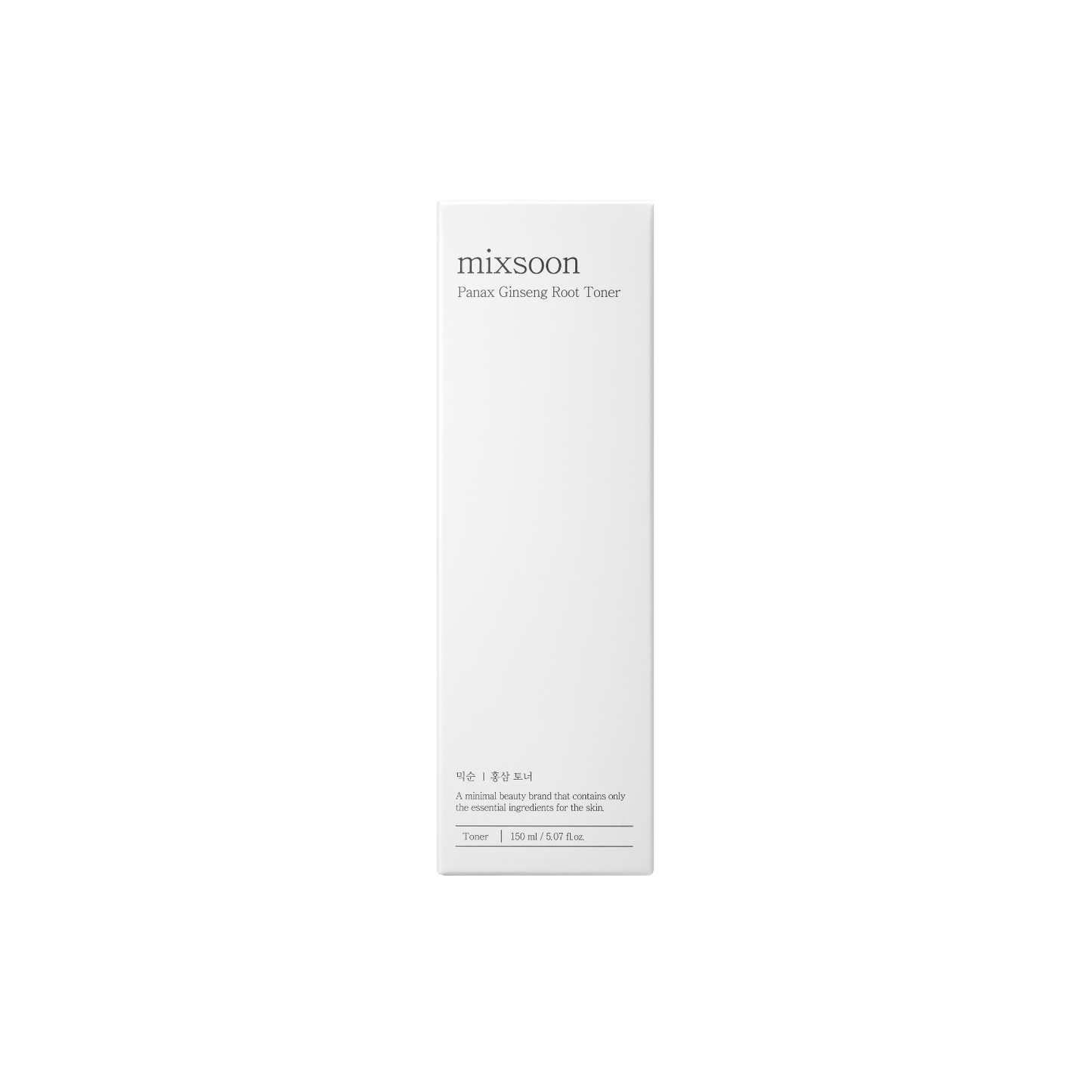 Mixsoon Panax Ginseng Root Toner 150ml - Glowii Beauty