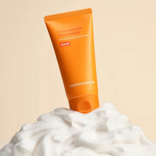 Sungboon Editor Active Marine Astaxanthin Vita Toning Whipping Foam 120g - Shop K-Beauty in Australia