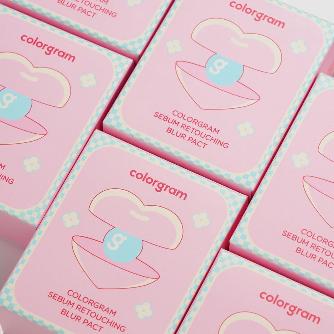 Colorgram - Sebum Retouching Blur Pact - Glowii Beauty