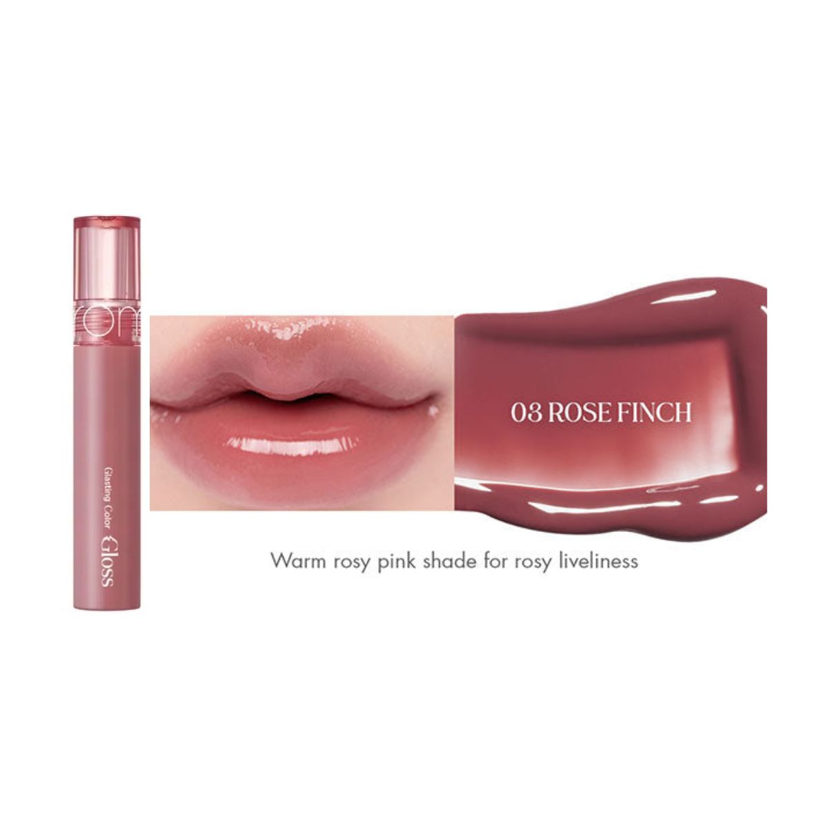 Rom&nd Glasting Color Gloss (6 colours) - Glowii Beauty