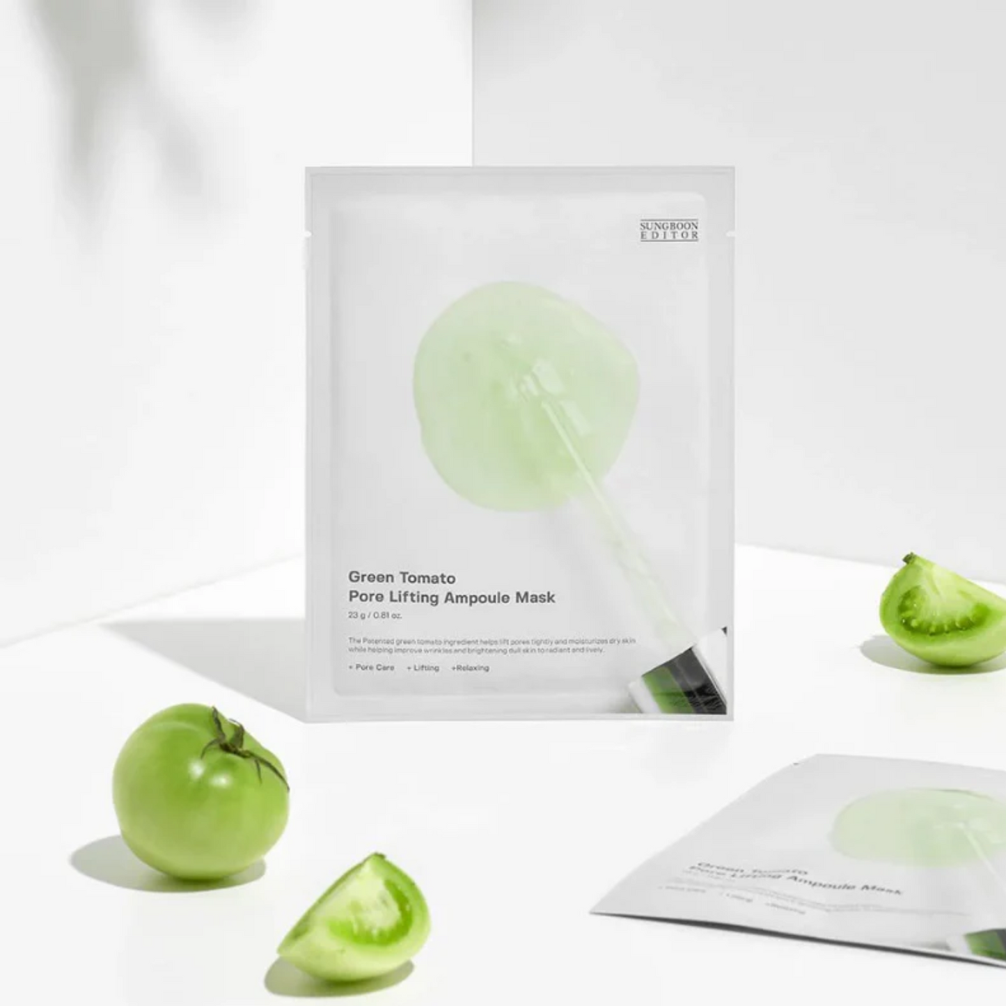 Green Tomato Pore Lifting Ampoule Mask 10Pieces