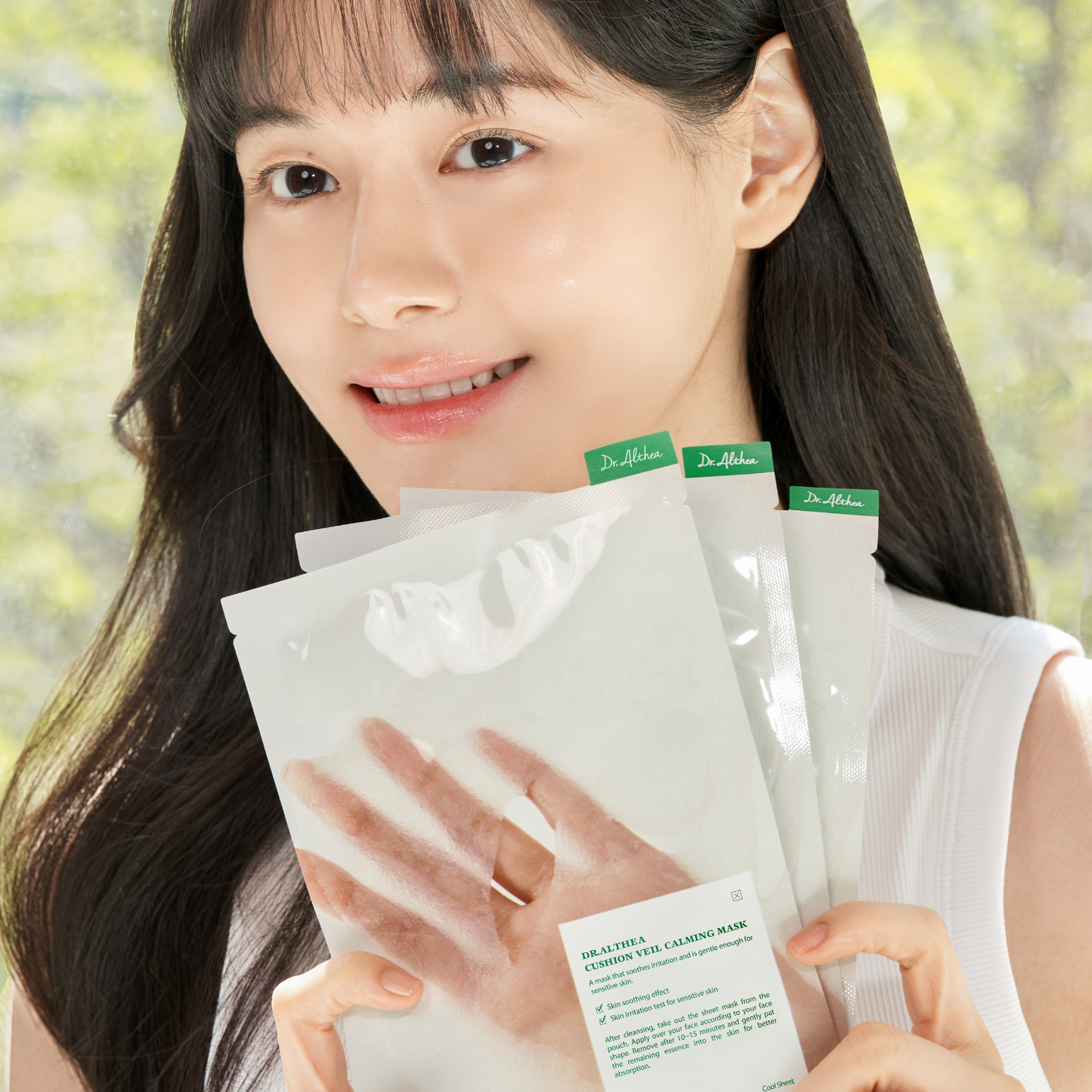 Cushion Veil Calming Mask 4pcs