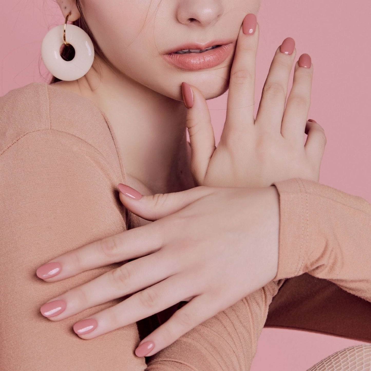 Semi-Cured Gel Nail - N Ash Pink