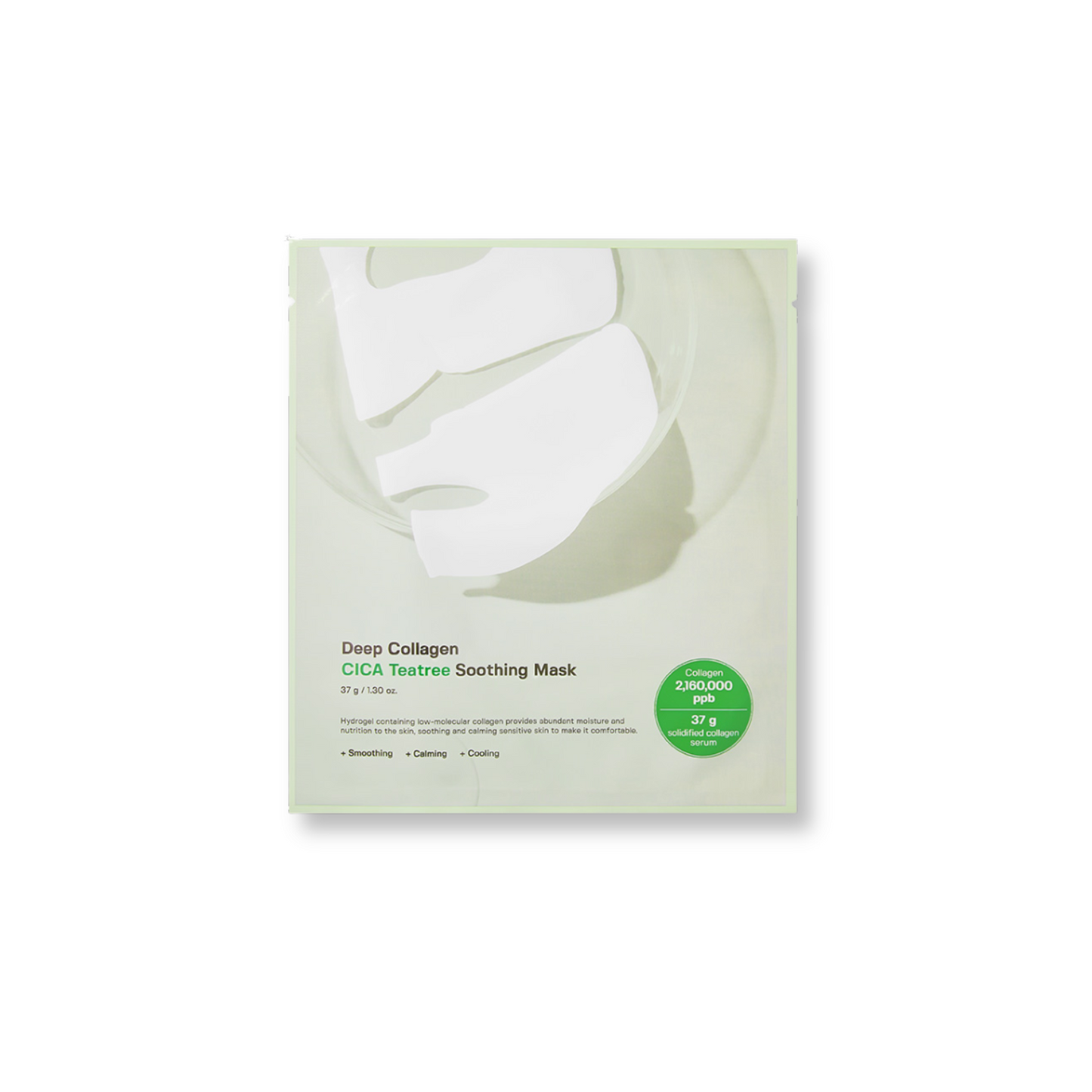 Deep Collagen Cica Teatree Soothing Mask 4Pcs
