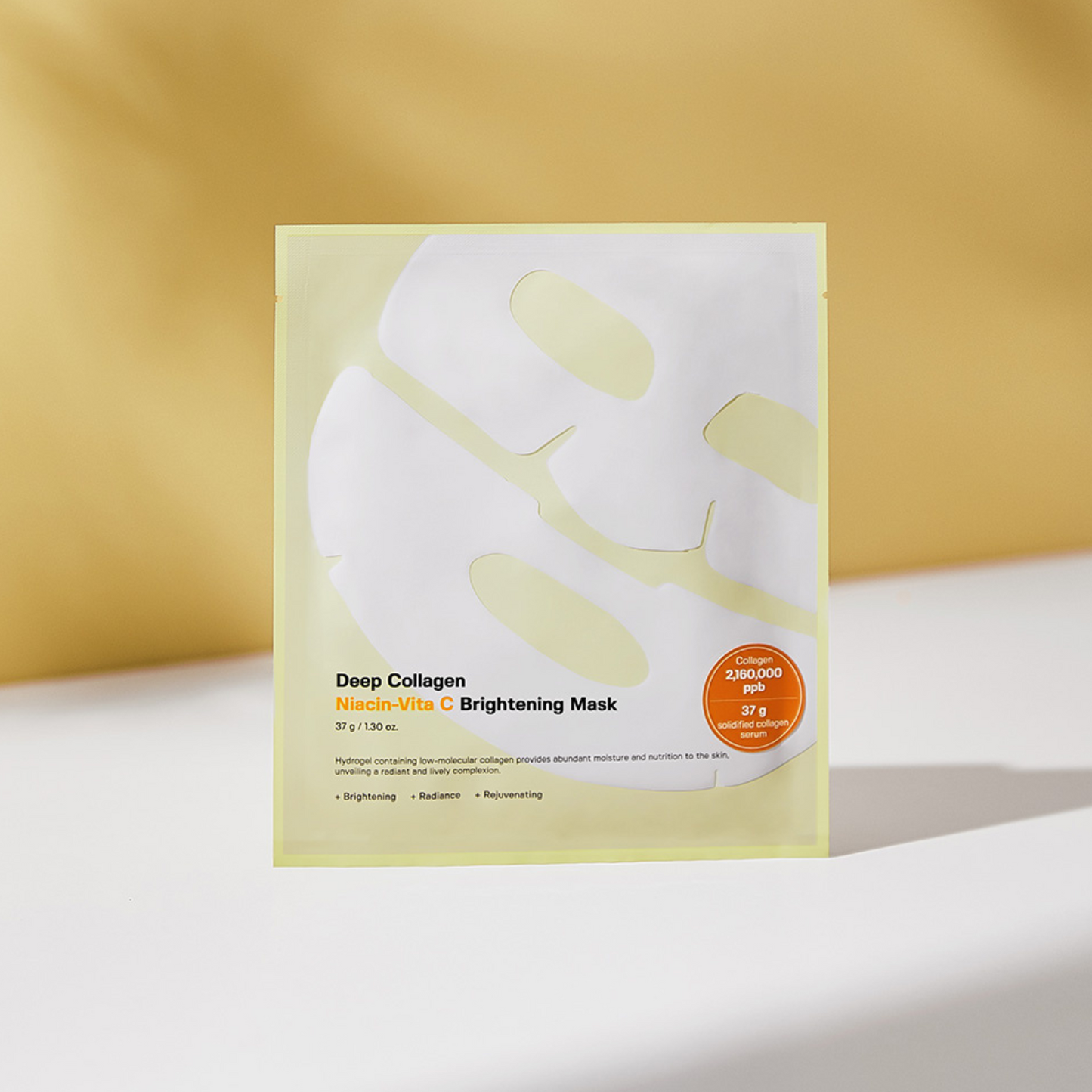 Deep Collagen Niacin Vita C Brightening Mask 4Pcs