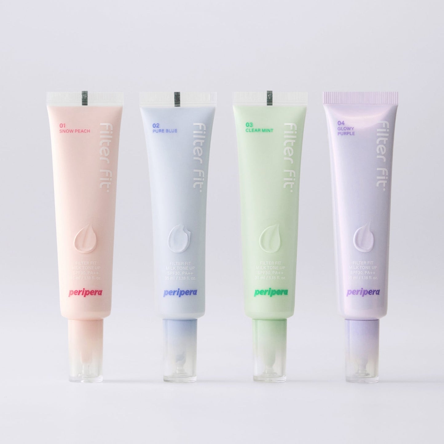 Peripera Filter Fit Milk Tone Up (4 Variants) - Shop now at Glowii Beauty