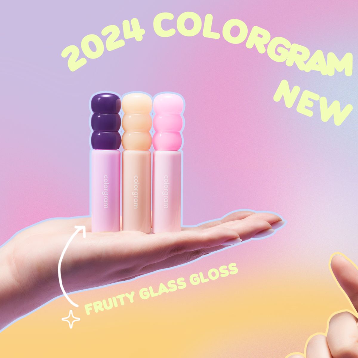 COLORGRAM Fruity Glass Gloss (3 colours) 3g - Glowii Beauty