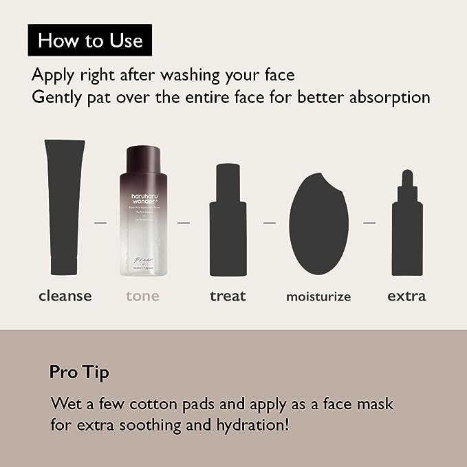 haruharu wonder Black Rice Hyaluronic Toner 150ml - Glowii Beauty