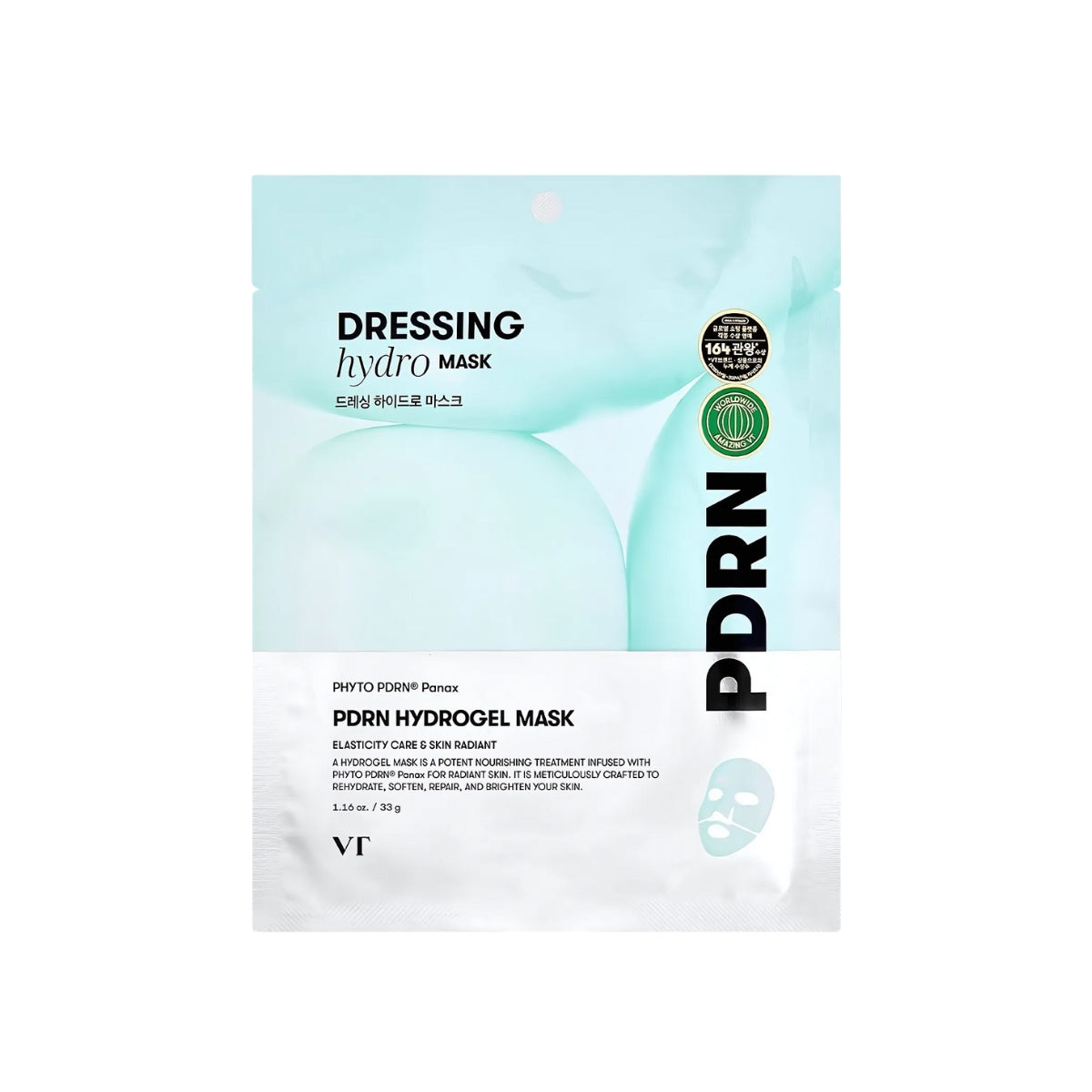 VT Cosmetics PDRN Hydrogel Mask 1Pc - Shop at Glowii Beauty