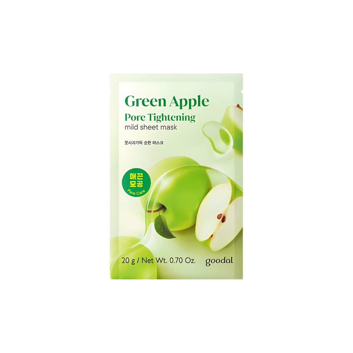 Green Apple Pore Tightening Mild Sheet Mask 1pc