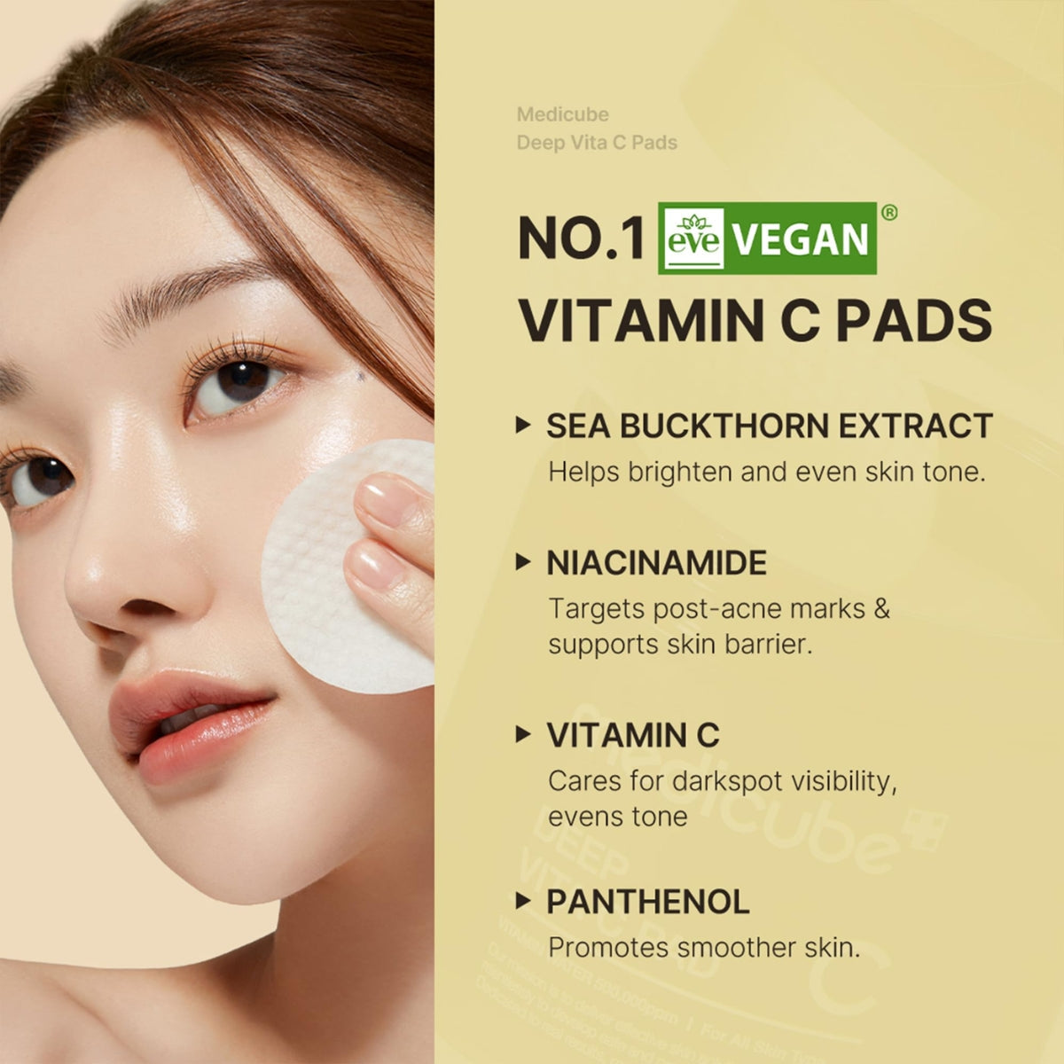 MEDICUBE Deep Vita C Pad Renew 70Pcs - Shop at Glowii Beauty