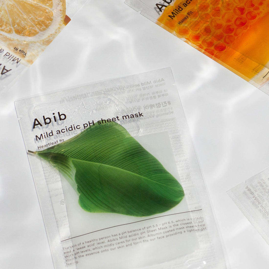 AbibMild Acidic pH Sheet Mask Heartleaf Fit 1pc - Shop now at Glowii Beauty