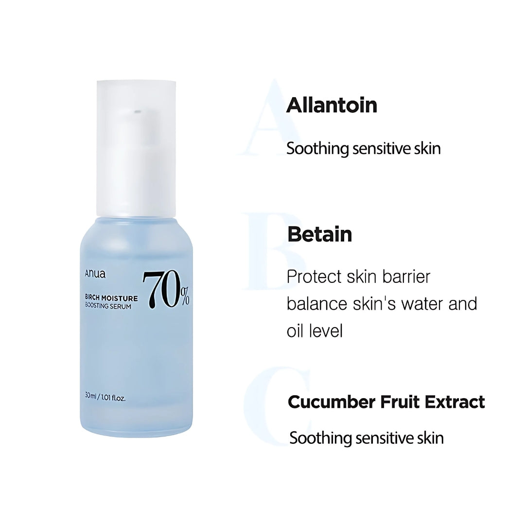 Anua Birch Moisture Boosting Serum 30ml - Glowii Beauty