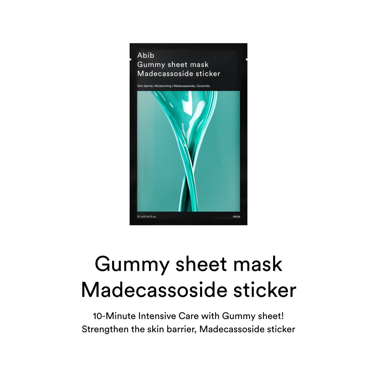 Abib Gummy Sheet Mask Madecassoside Sticker 1pc - Glowii Beauty