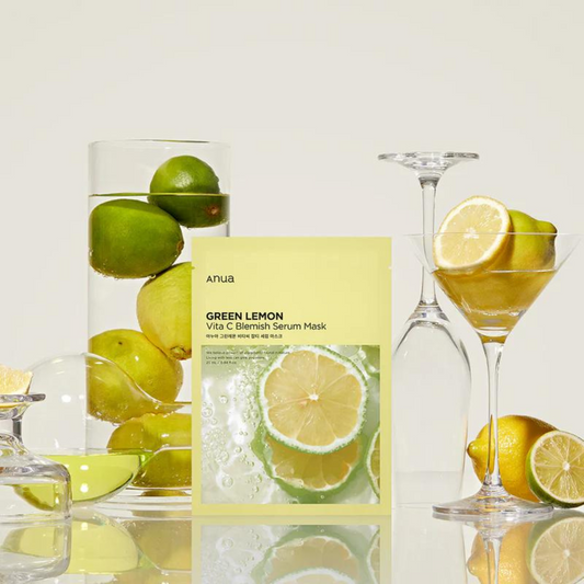 Anua Green Lemon Vita C Blemish Serum Mask 1pc - Glowii Beauty