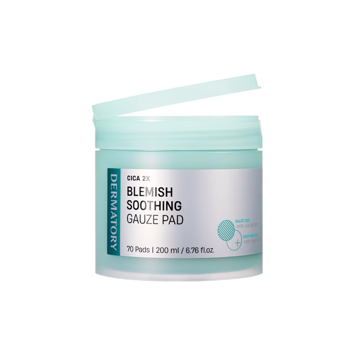Dermatory Cica 2X Blemish Soothing Gauze Pad 70Pieces - Shop now at Glowii Beauty