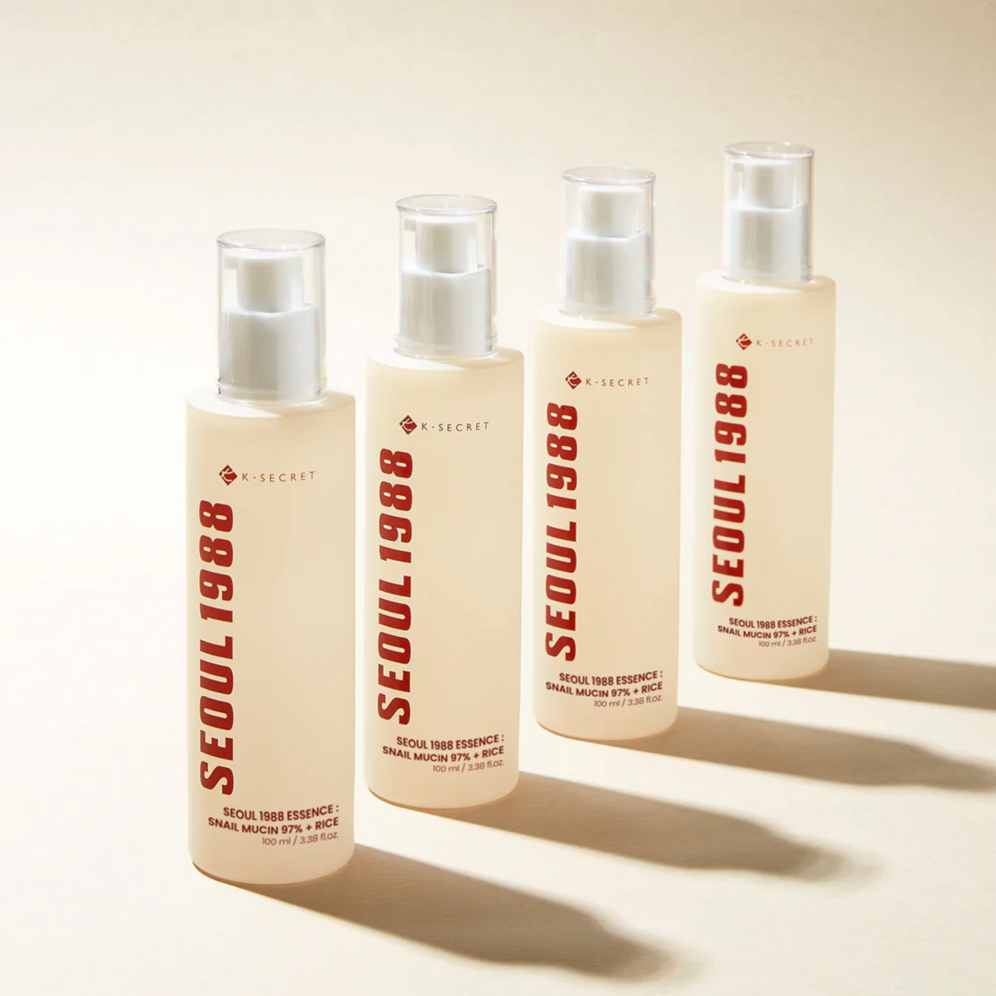 K-Secret Seoul 1988 Essence : Snail Mucin 97% + Rice 100ml - Shop K-Beauty in Glowii Beauty!