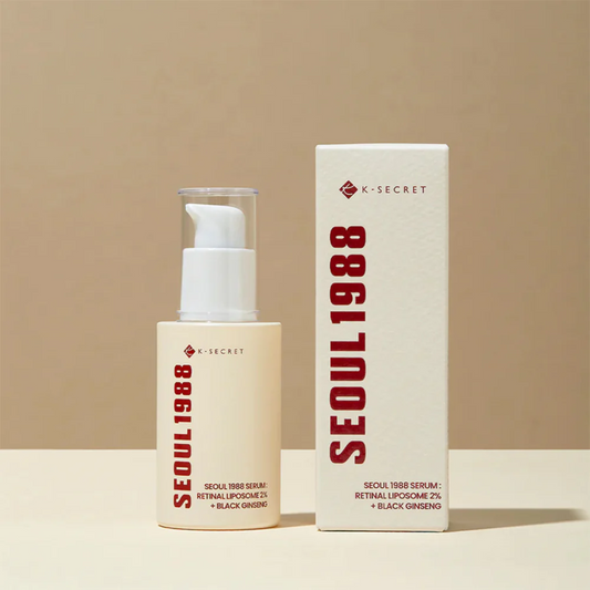 K-Secret Seoul 1988 Serum : Retinal Liposome 2% + Black Ginseng 30ml - Shop K-Beauty in Glowii Beauty!