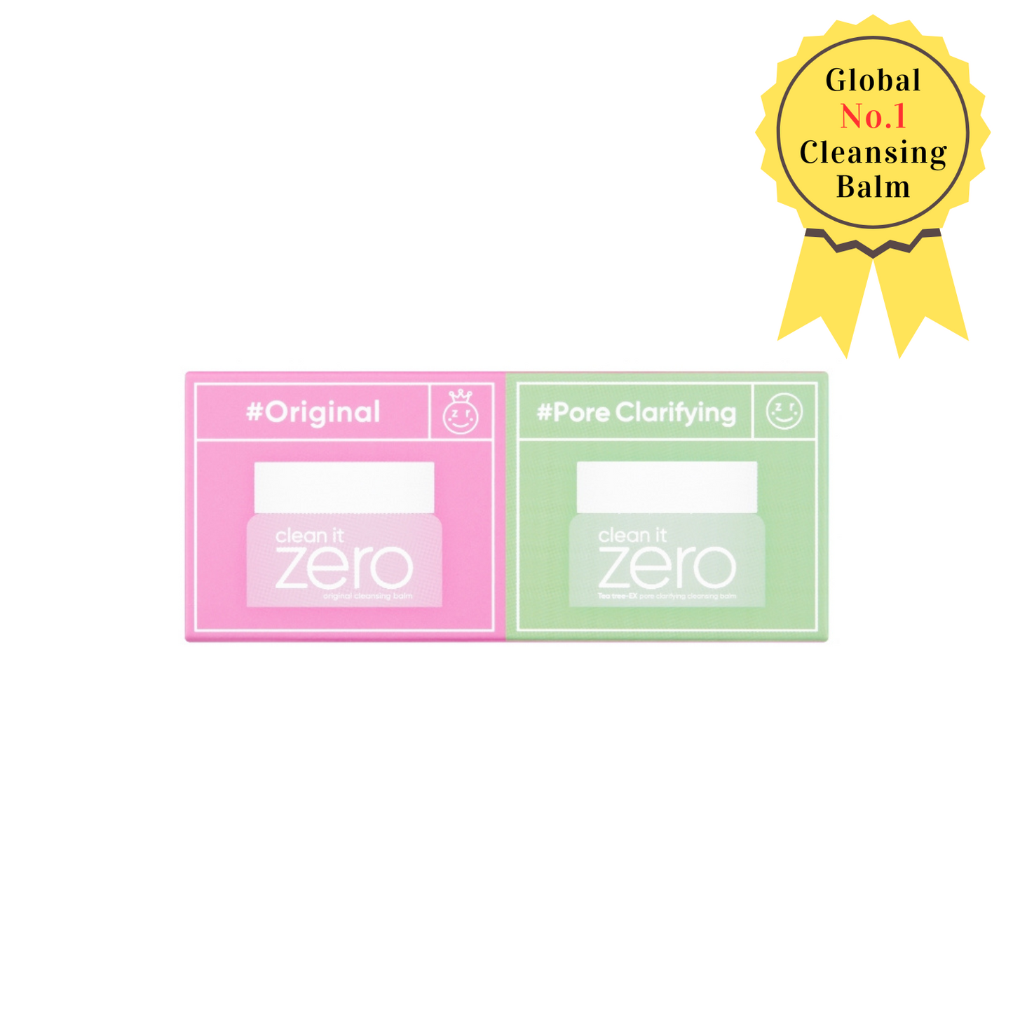 Clean It Zero Cleansing Balm Miniature Set (2 Types) 7ml x 2