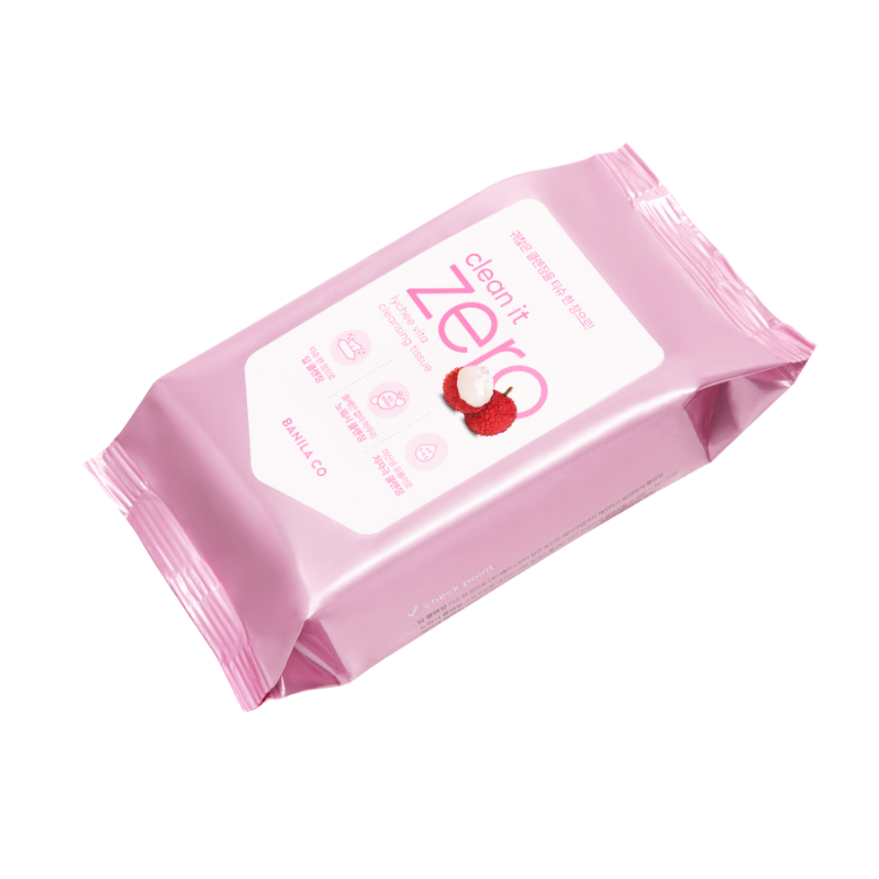 Banila CoClean It Zero Lychee Vita Cleansing Tissue 30ea - Shop at Glowii Beauty