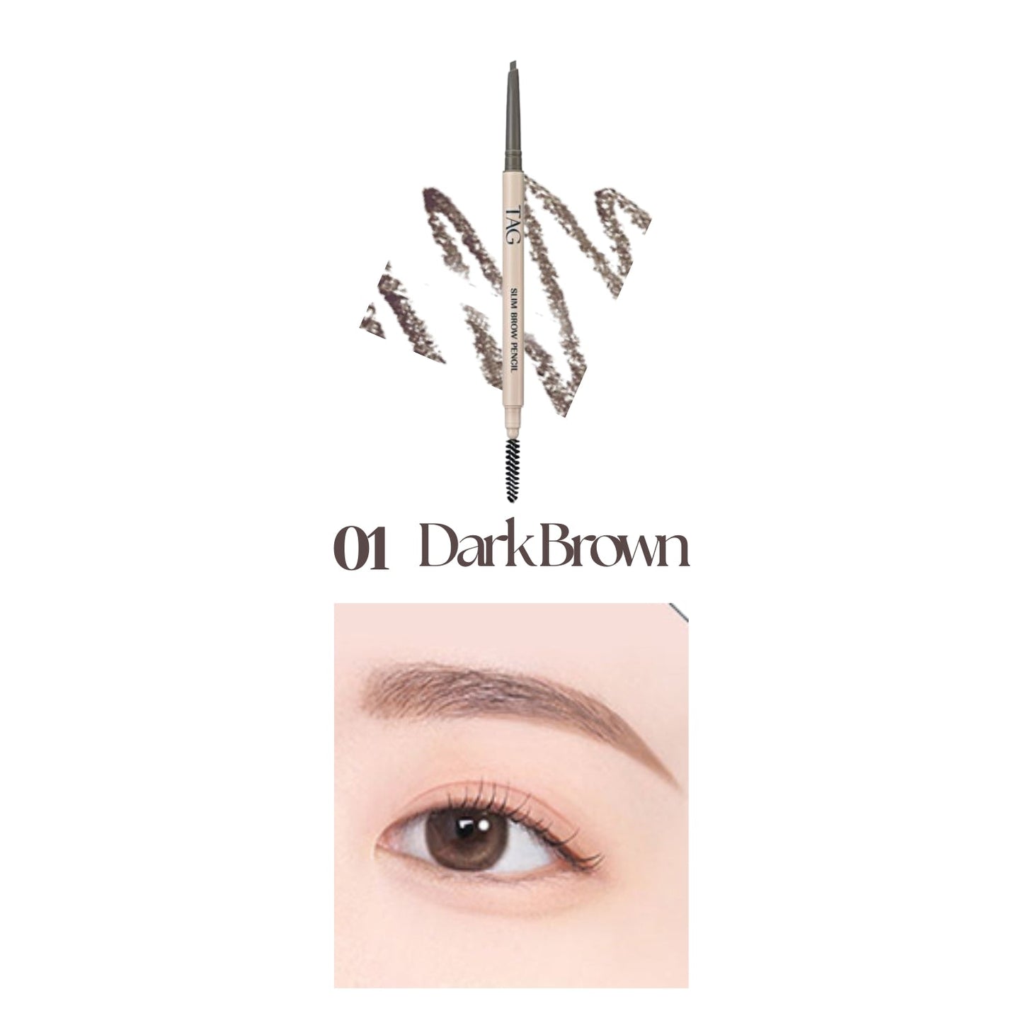 Tag Slim Brow Pencil (3 Colours)
