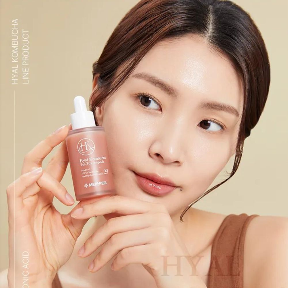 MEDI-PEEL Hyal Kombucha Tea-Tox Ampoule 50mL - Glowii Beauty
