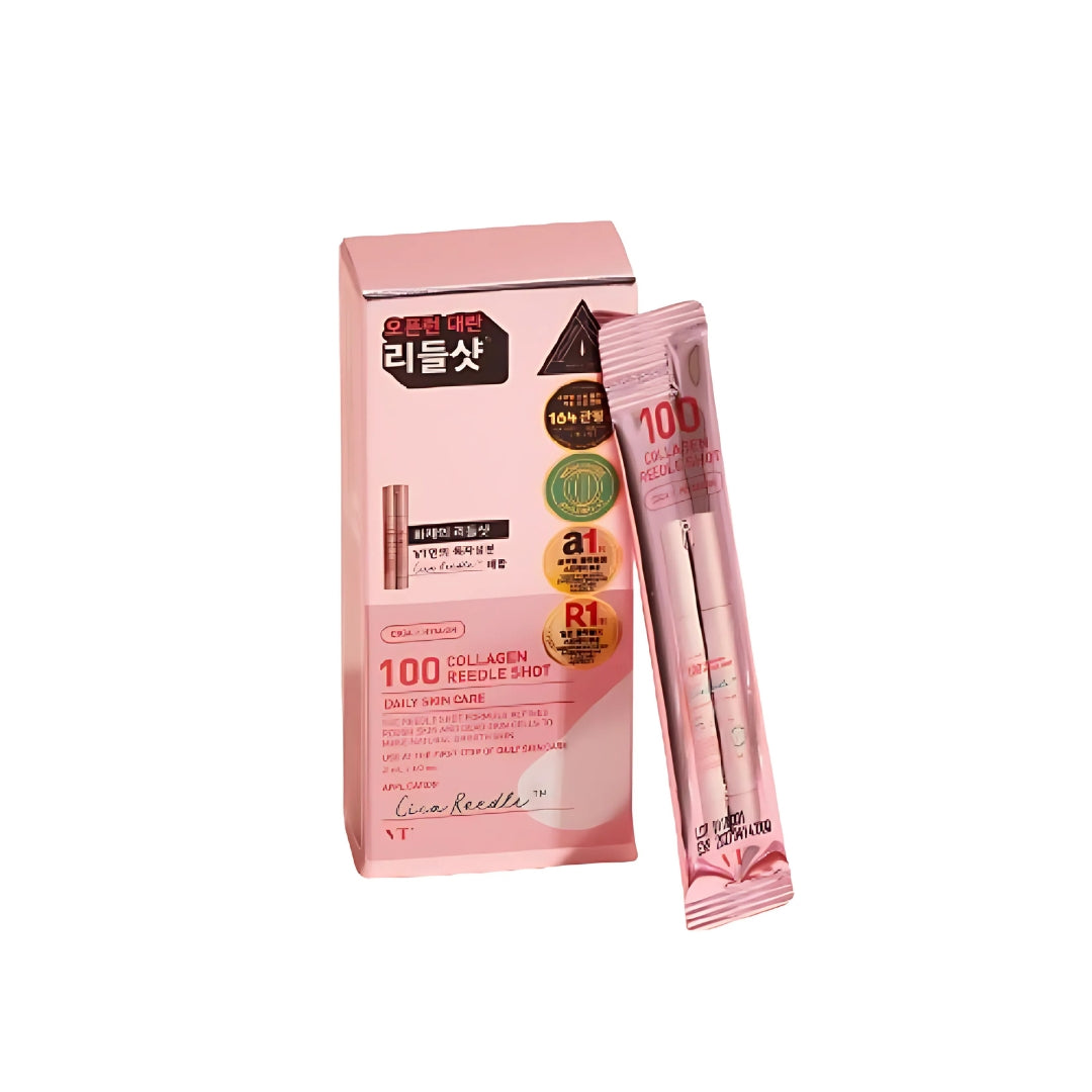 VT Cosmetics Collagen Reedle Shot 100 Stick Pouch 2ml (10ea) - Shop at Glowii Beauty