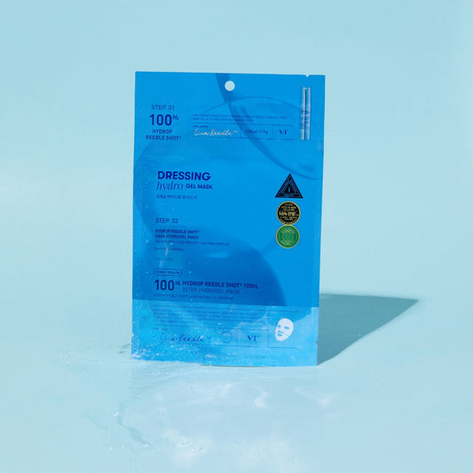 VT Cosmetics Hydrop Reedle Shot 100hL 2Step Hydrogel Mask 1pc - Shop at Glowii Beauty