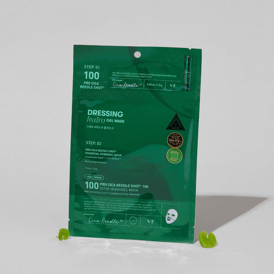 VT Cosmetics Pro Cica Reedle Shot 100 2Step Hydrogel Mask 1pc - Shop at Glowii Beauty