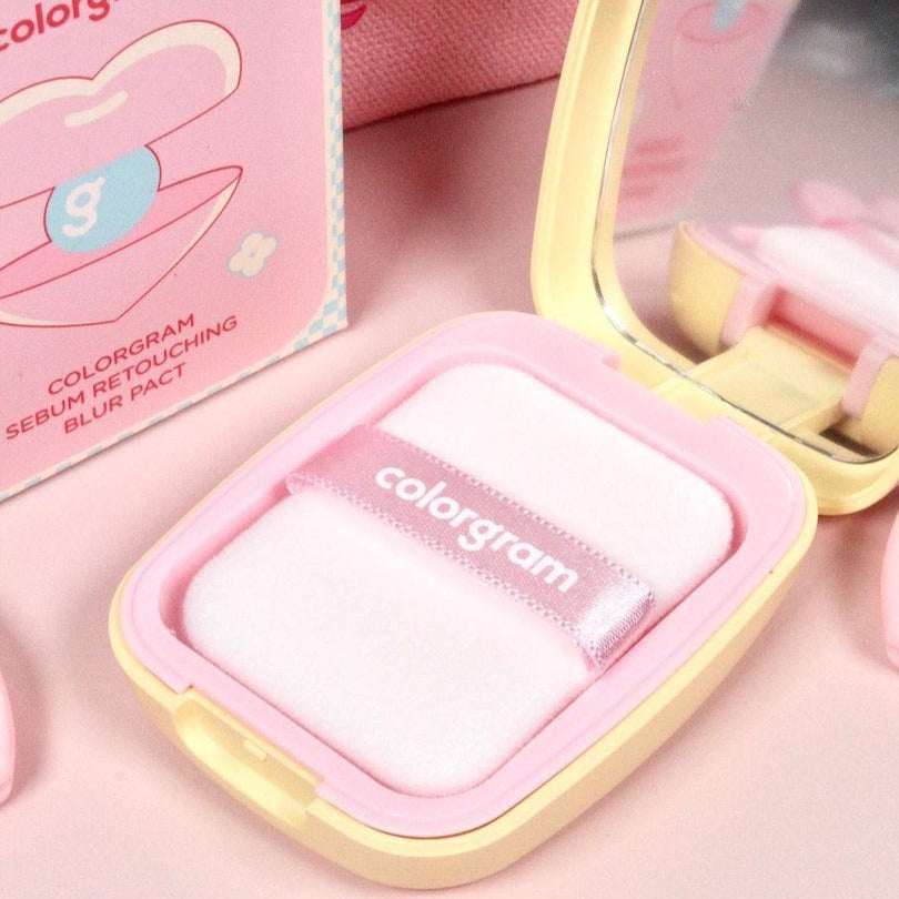 Colorgram - Sebum Retouching Blur Pact - Glowii Beauty
