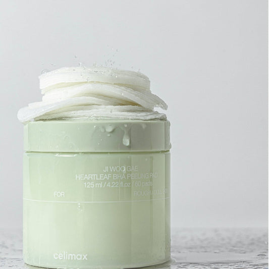 Celimax Ji Woo Gae Heartleaf BHA Peeling Pad 60pads | Glowii Beauty