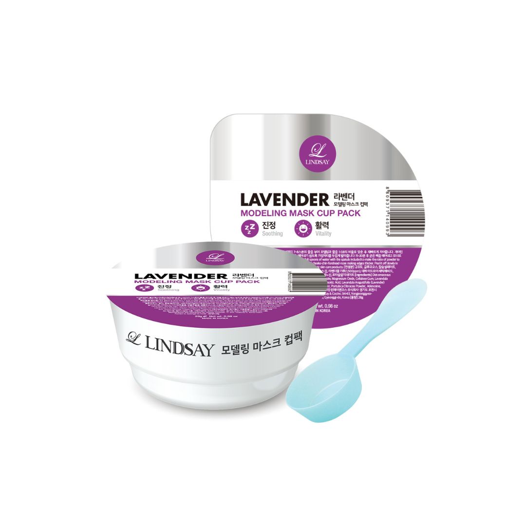LINDSAY Modeling Mask Cup Pack Lavender 28g - Glowii Beauty