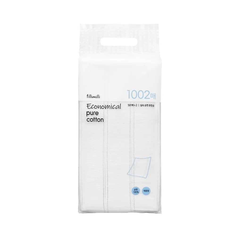 Fillimilli Economical Pure Cotton Puff 1002P - Glowii Beauty