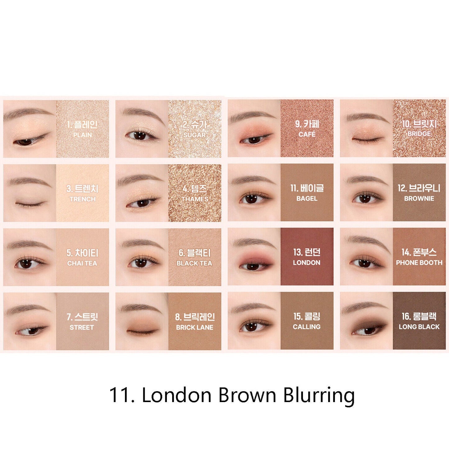 WAKEMAKE Soft Blurring Eye Palette (6 Colours Available) - Glowii Beauty