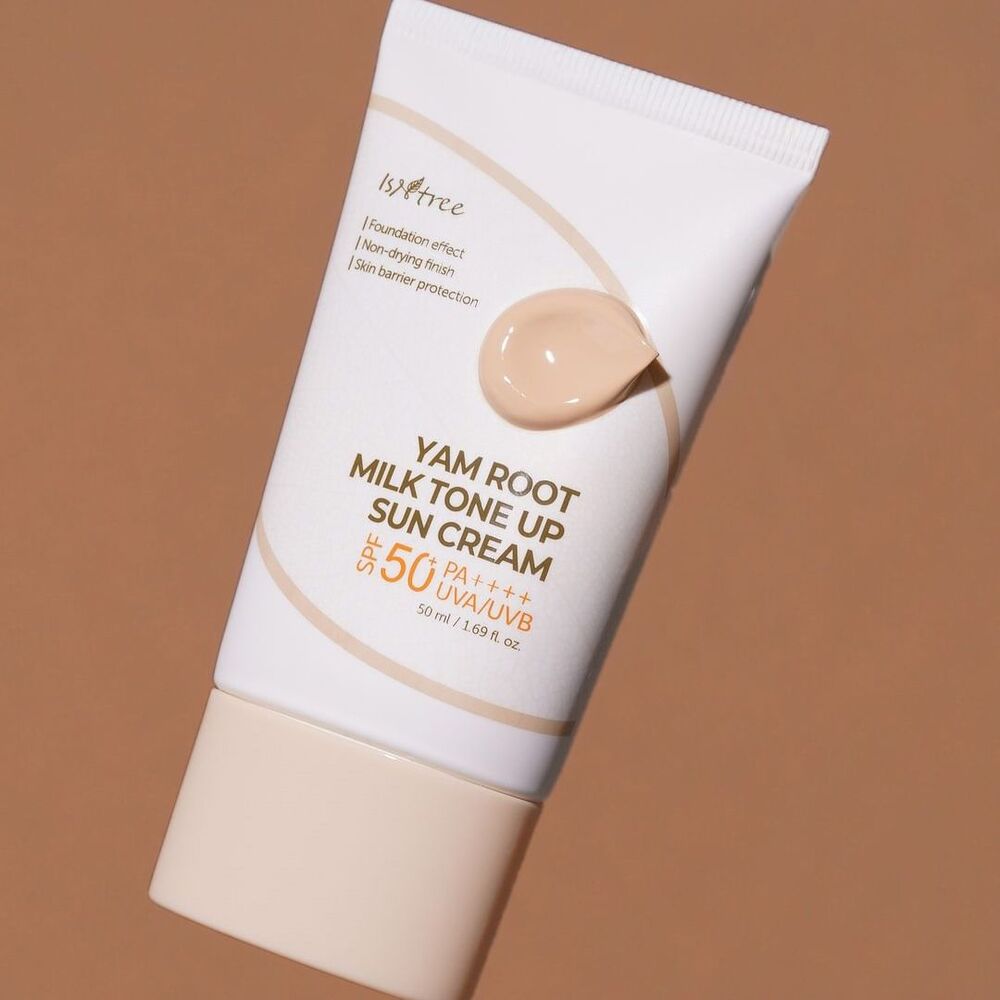 ISNTREE Yam Root Milk Tone Up Sun Cream 50mL - Glowii Beauty