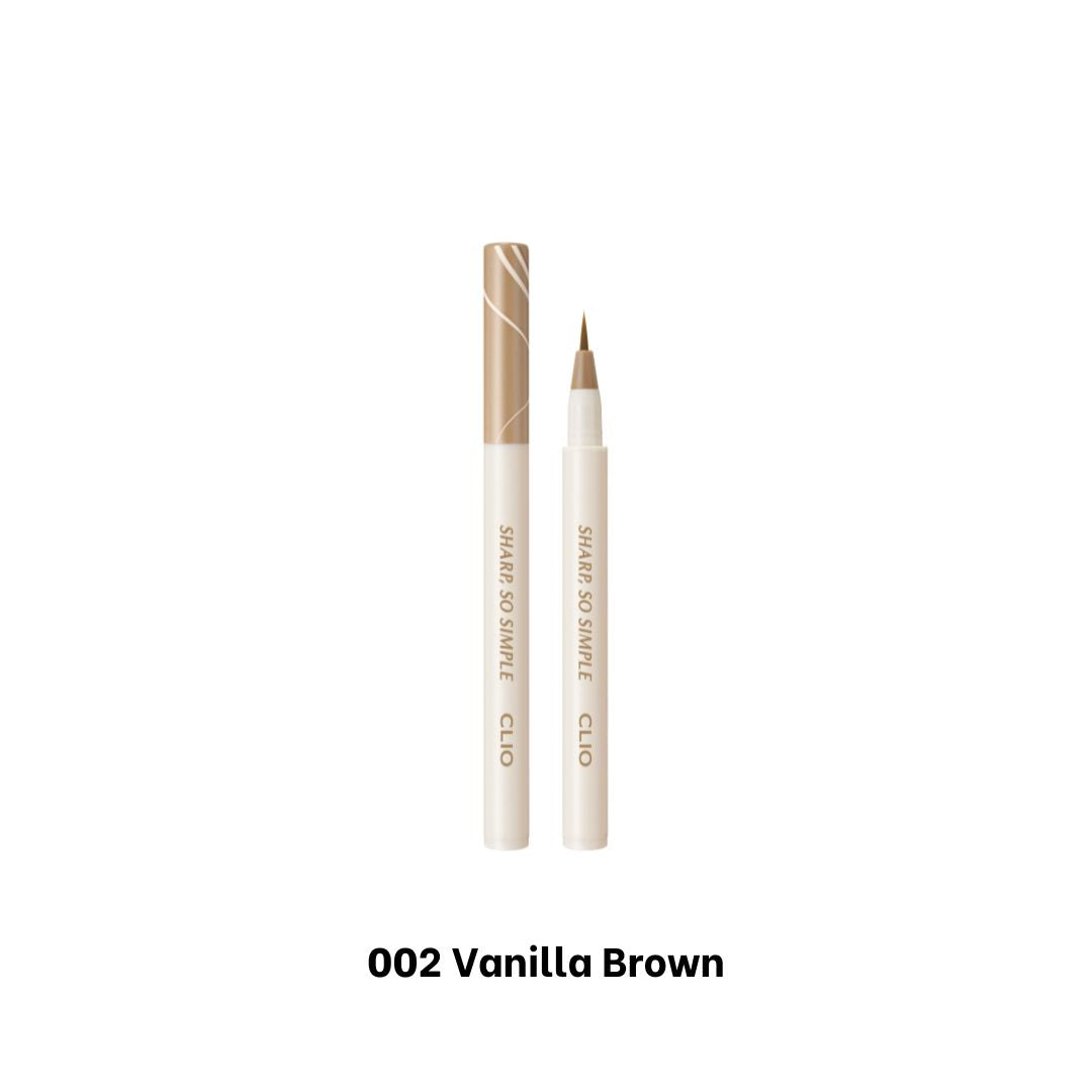 Clio Sharp So Simple Shade Brush Liner (3 Colours)  - Glowii Beauty